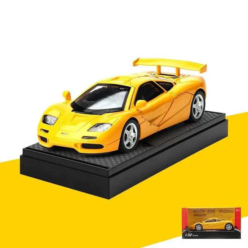 Premium Diecast Model Car 1:32 Scale Alloy With Sound And Light Pull Back For Collectors - ToylandEU