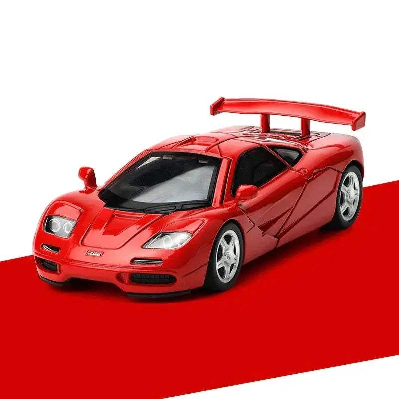 Premium Diecast Model Car 1:32 Scale Alloy With Sound And Light Pull Back For Collectors - ToylandEU