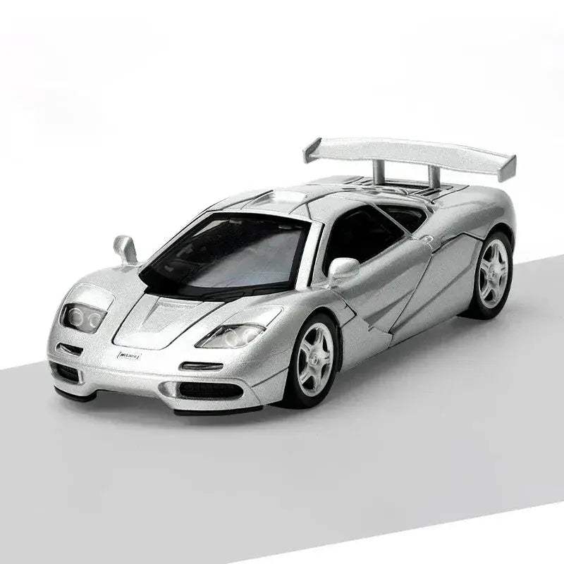 Premium Diecast Model Car 1:32 Scale Alloy With Sound And Light Pull Back For Collectors - ToylandEU