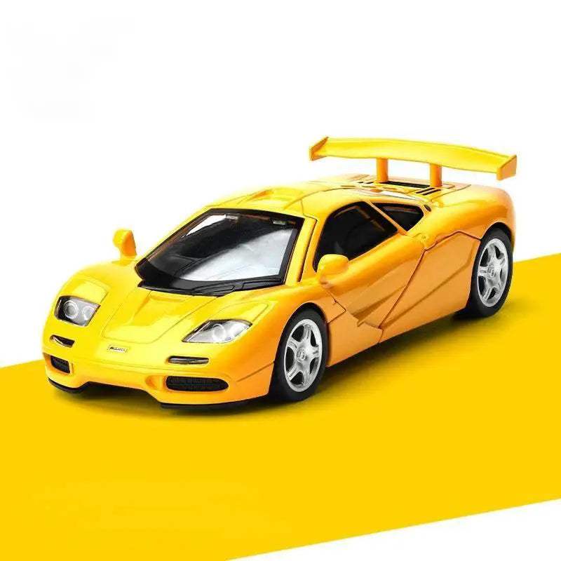 Premium Diecast Model Car 1:32 Scale Alloy With Sound And Light Pull Back For Collectors - ToylandEU