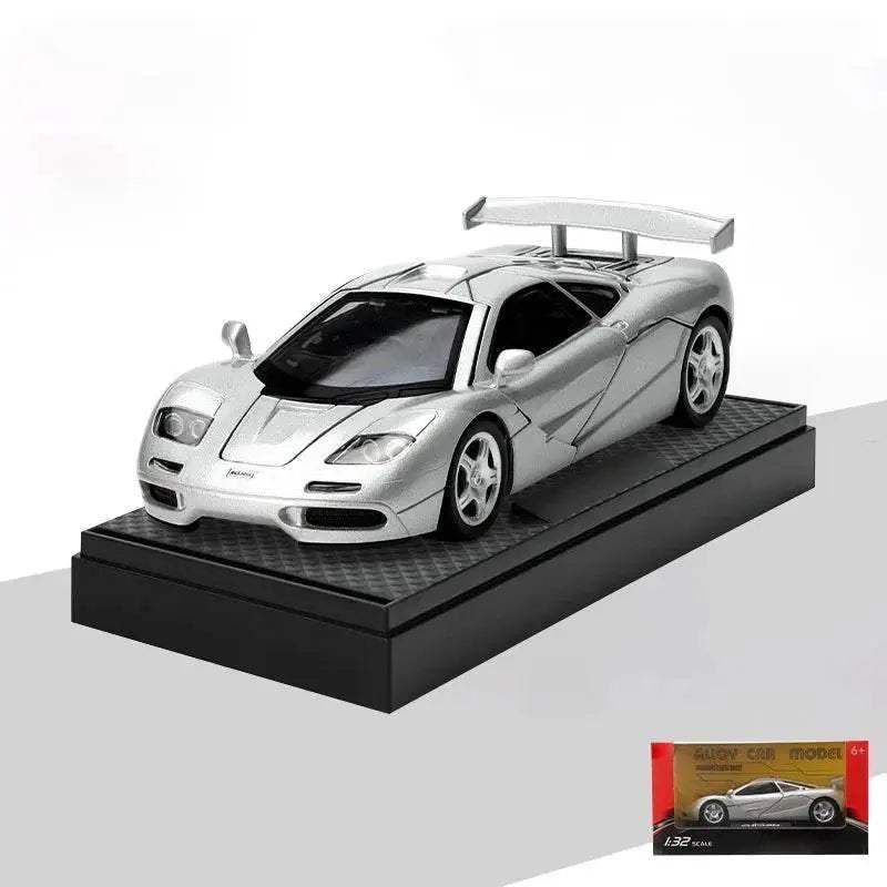 Premium Diecast Model Car 1:32 Scale Alloy With Sound And Light Pull Back For Collectors - ToylandEU