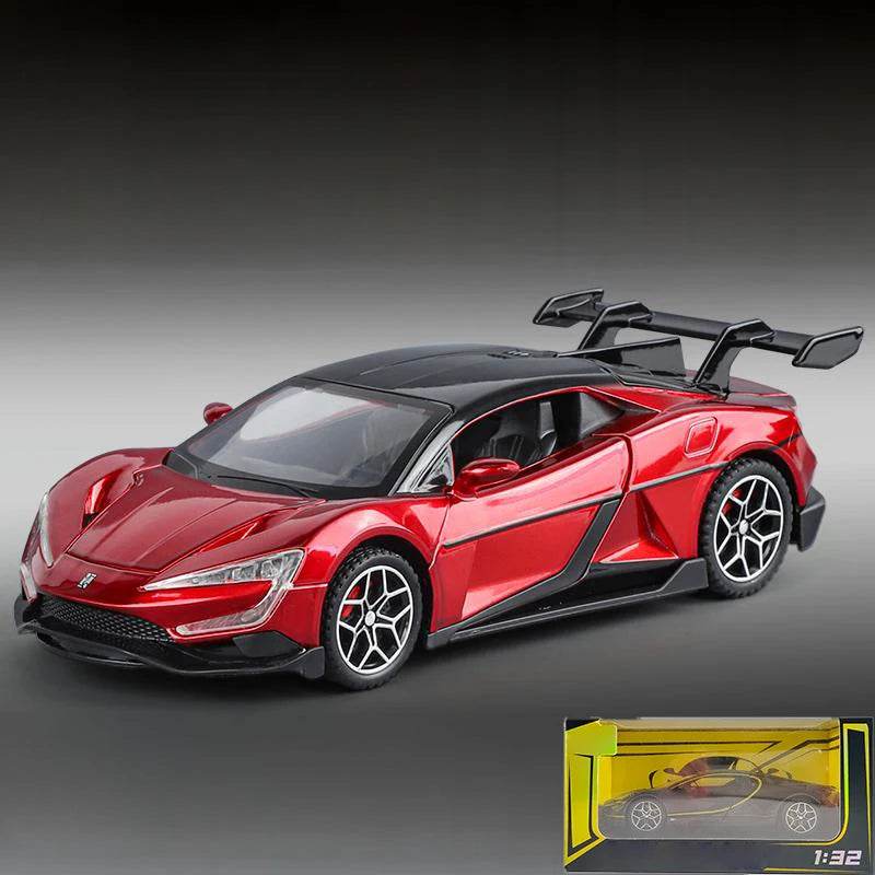 Premium Diecast Model Car 1:32 Scale Realistic Sound And Light For Adult Collectors - ToylandEU