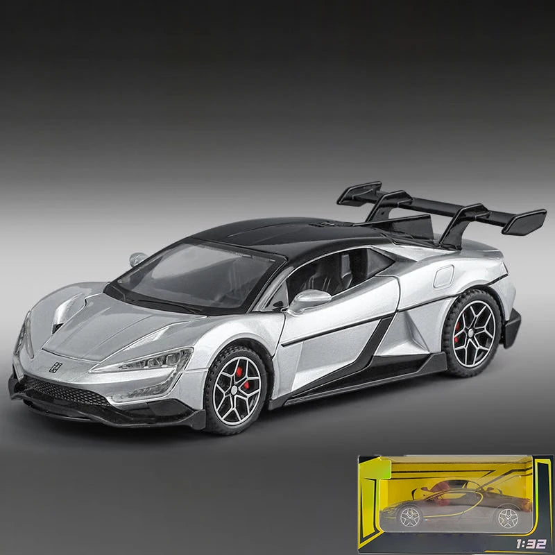 Premium Diecast Model Car 1:32 Scale Realistic Sound And Light For Adult Collectors - ToylandEU