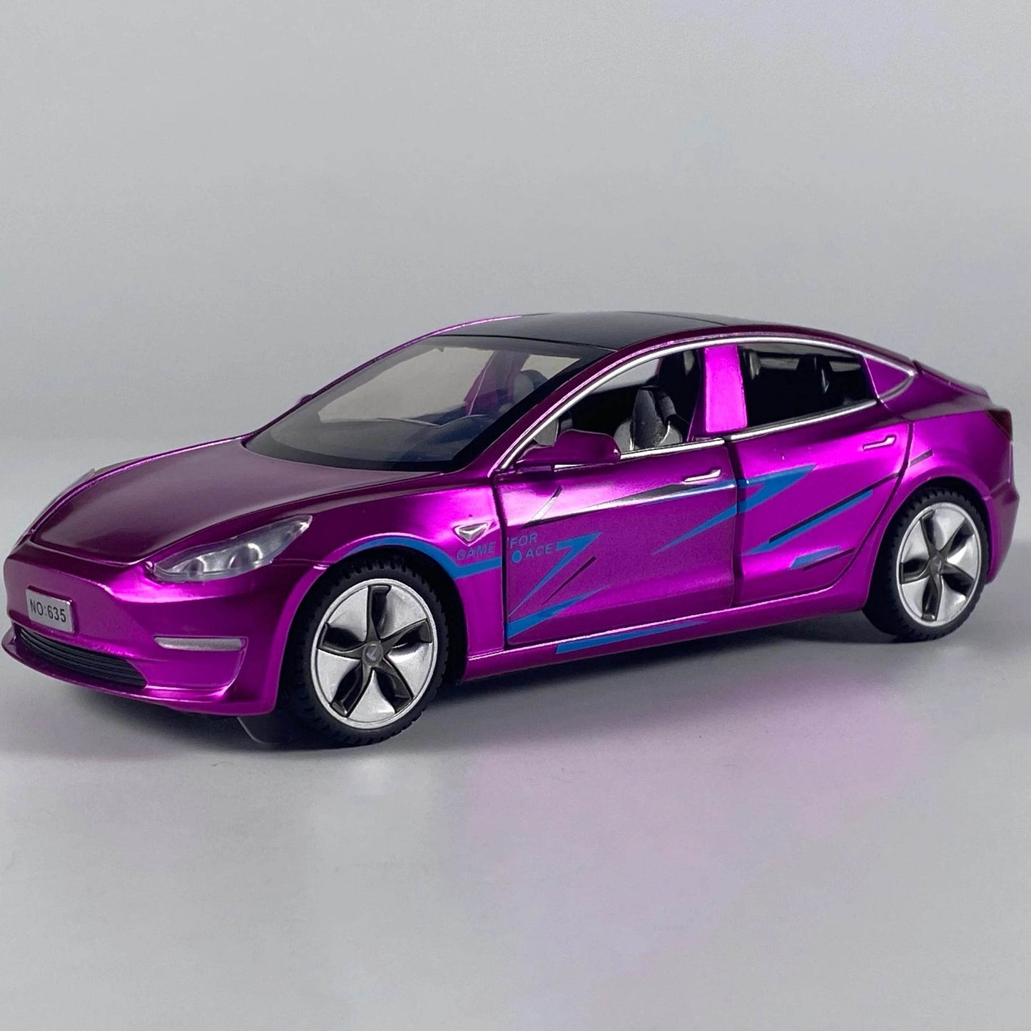Premium Diecast Model Car 1 To 32 Scale High Fidelity New Energy Electric Vehicle Ornament Gift For Collectors - ToylandEU