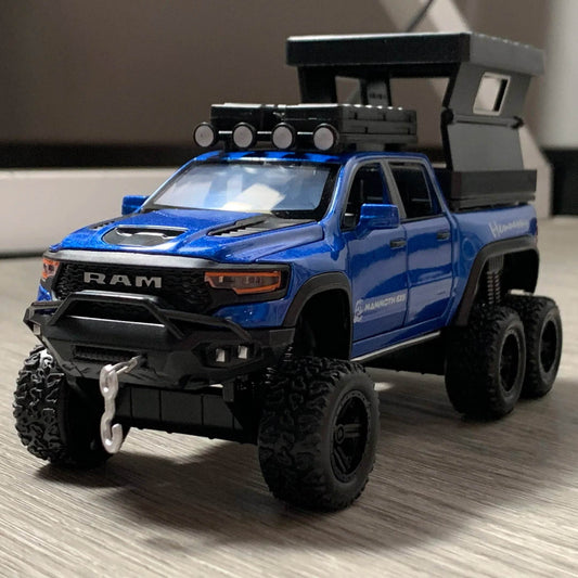 Premium Diecast Model Car Alloy Construction Dodge Tyrannosaurus RAM TRX Off Road SUV Scale 1 To 32 For Collectors Gift - ToylandEU