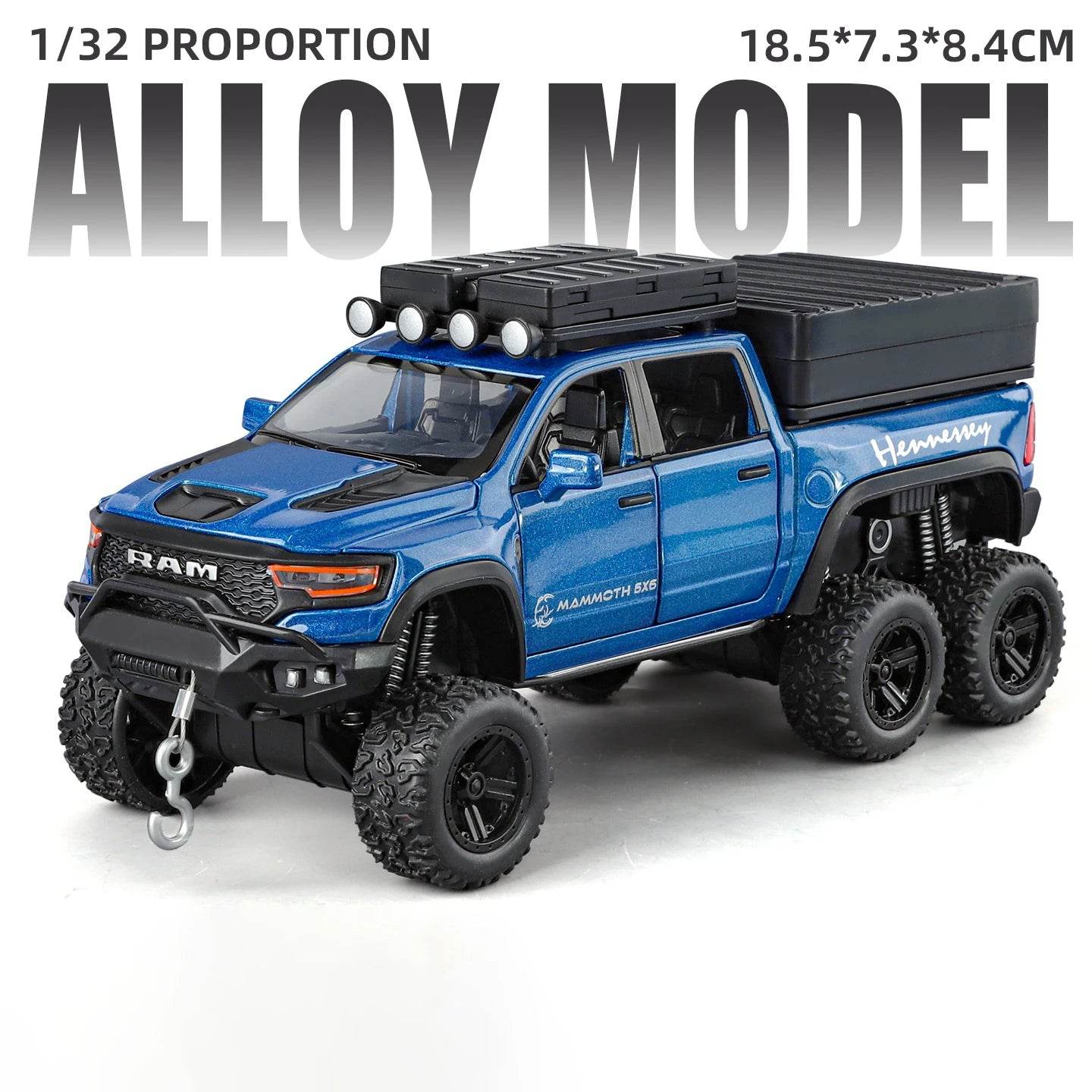 Premium Diecast Model Car Alloy Construction Dodge Tyrannosaurus RAM TRX Off Road SUV Scale 1 To 32 For Collectors Gift - ToylandEU