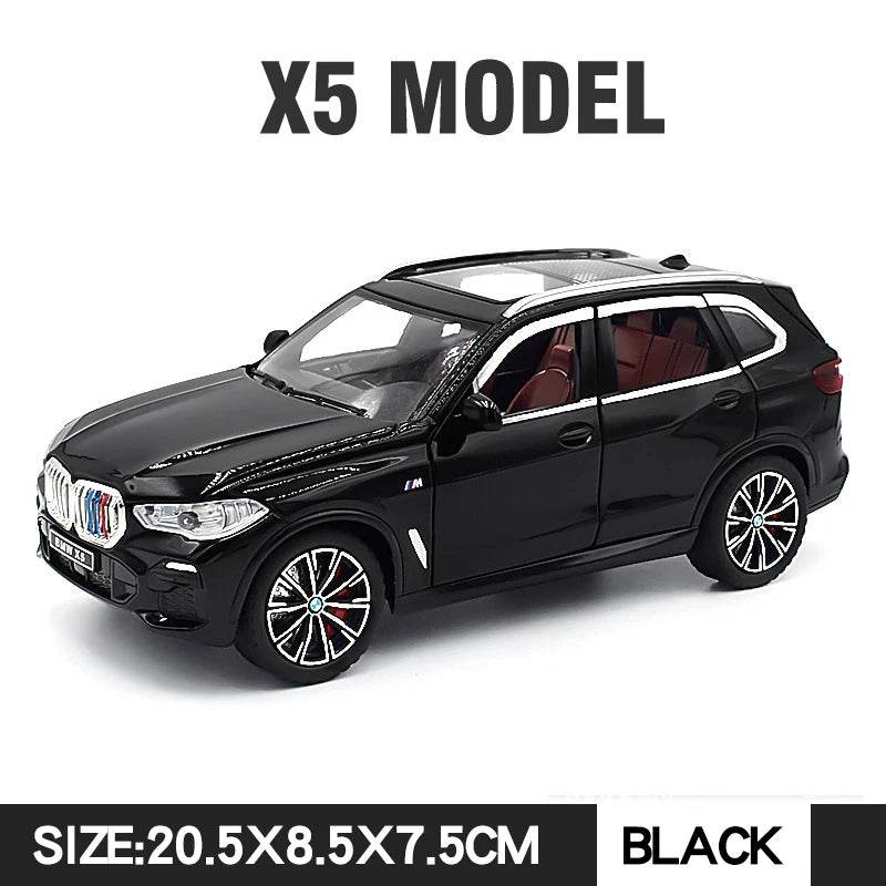 Premium Diecast Model Car BMW X5 Alloy Body With Realistic Sound And Light Perfect Gift For Kids - ToylandEU