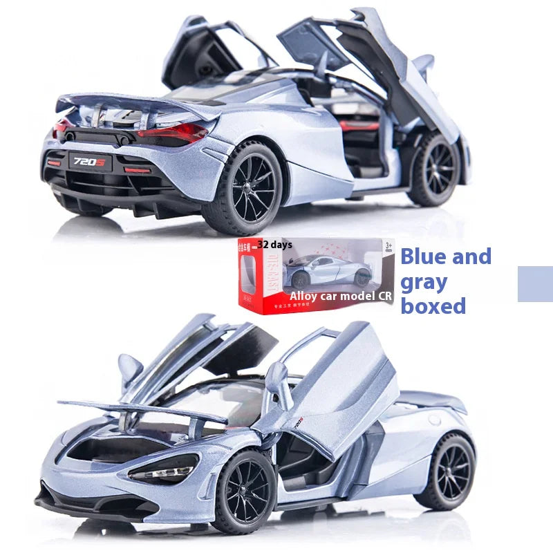 Premium Diecast Model Car McLaren 720S With Working Lights And Realistic Sound For Boyfriend Gift - ToylandEU