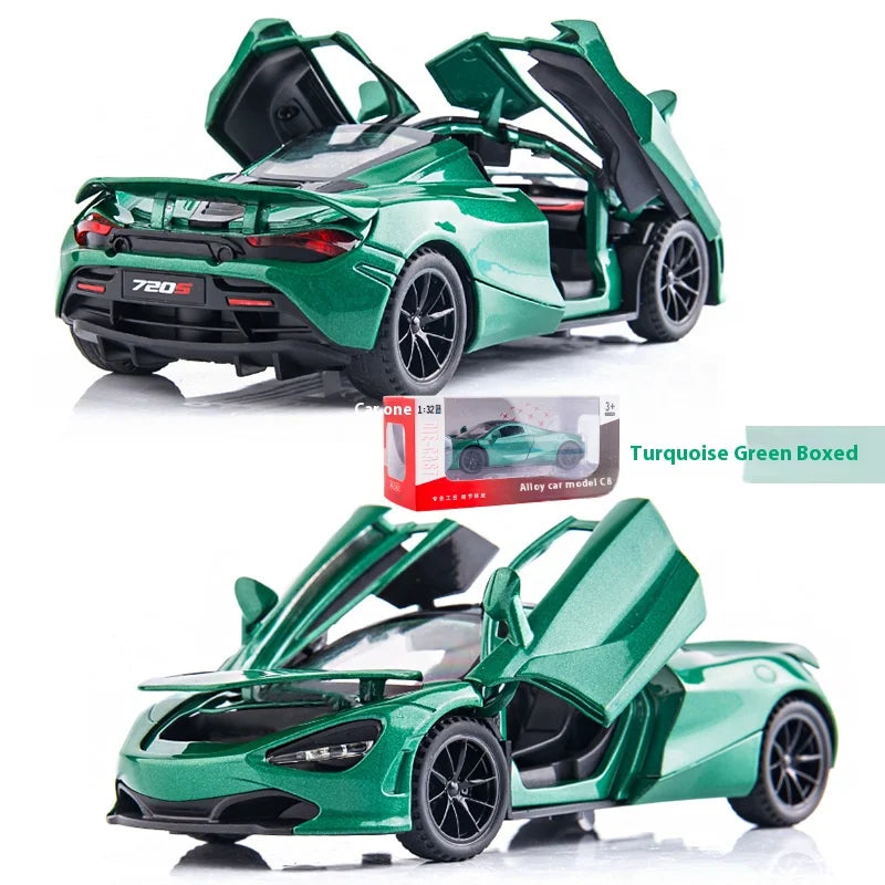 Premium Diecast Model Car McLaren 720S With Working Lights And Realistic Sound For Boyfriend Gift - ToylandEU
