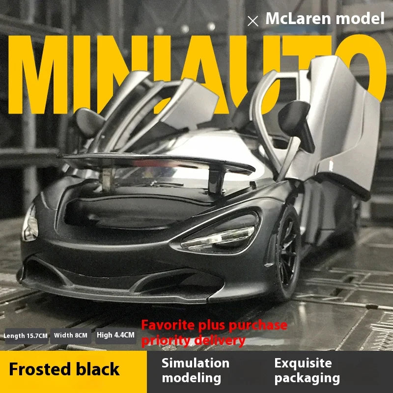 Premium Diecast Model Car McLaren 720S With Working Lights And Realistic Sound For Boyfriend Gift - ToylandEU