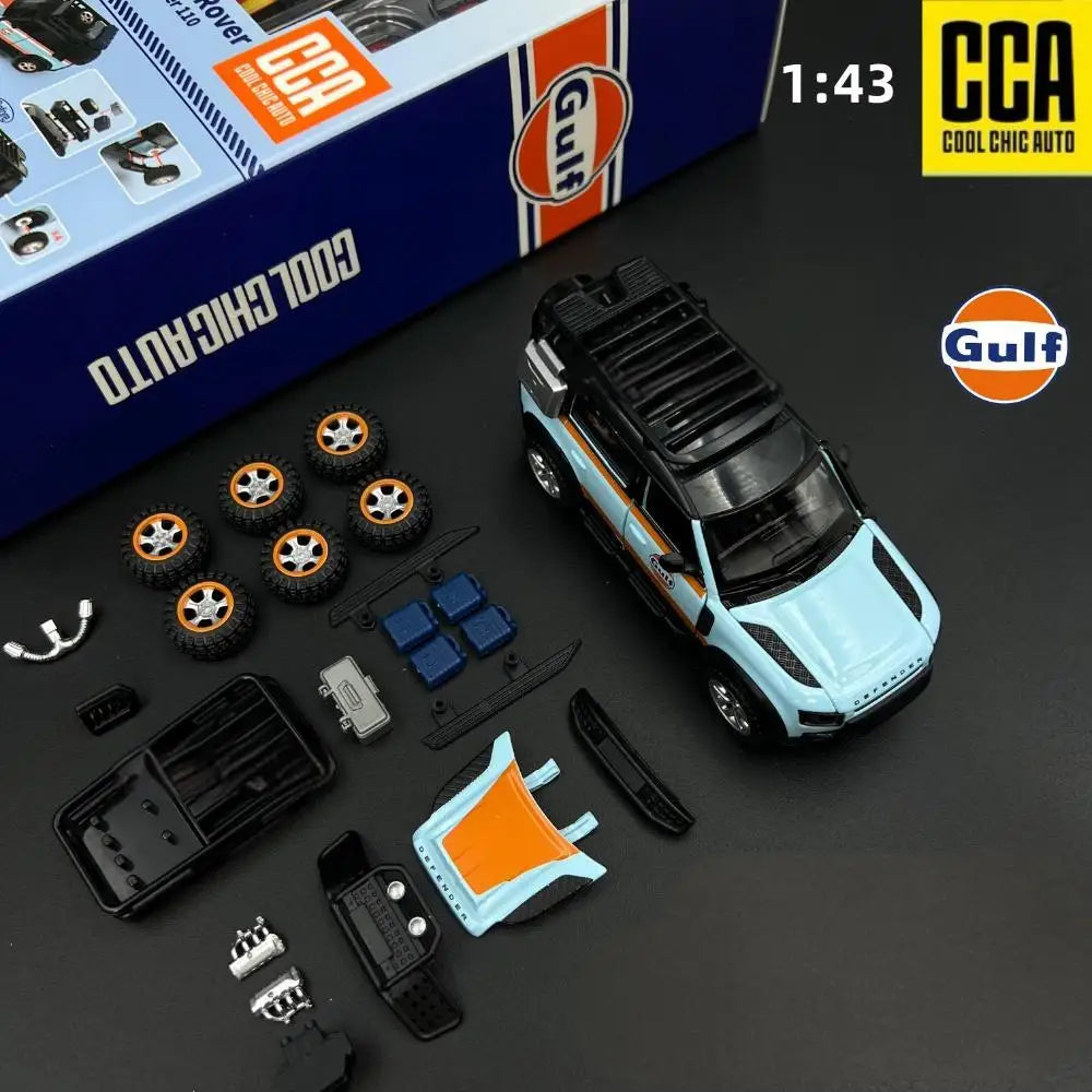 Premium Diecast Model Car One Forty Three Scale Land Rover Defender 110 Alloy Diecast Display Ornament For Collectors - ToylandEU