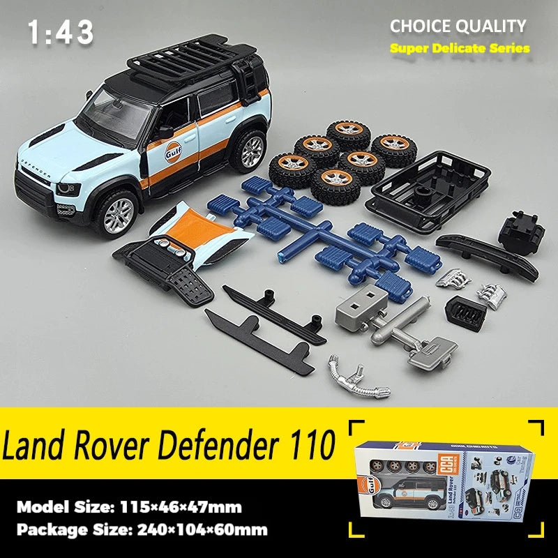 Premium Diecast Model Car One Forty Three Scale Land Rover Defender 110 Alloy Diecast Display Ornament For Collectors - ToylandEU