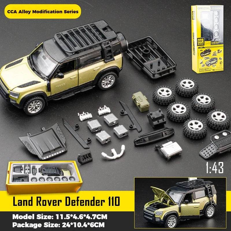 Premium Diecast Model Car One Forty Three Scale Land Rover Defender 110 Alloy Diecast Display Ornament For Collectors - ToylandEU