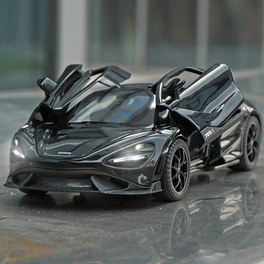 Premium Diecast Model Car One Thirty Second Scale McLaren 765LT Alloy DIY Self Designed Ornament For Boyfriend Gift - ToylandEU
