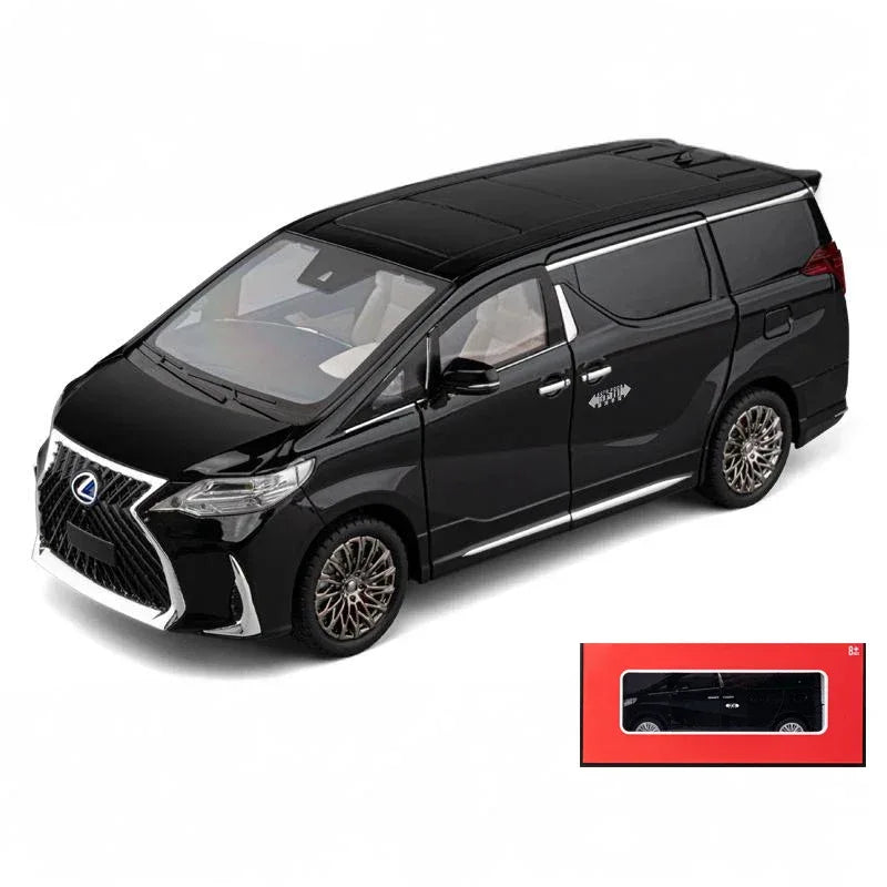 Premium Diecast Model Car OneTo18 Lexus LM300 Sound And Light For Collectors - ToylandEU