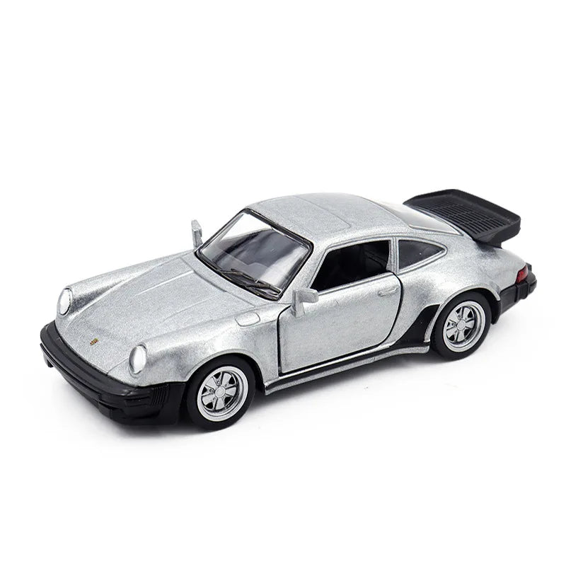 Premium Diecast Model Car Porsche 911 Turbo With Pull Back Action For Boys - ToylandEU