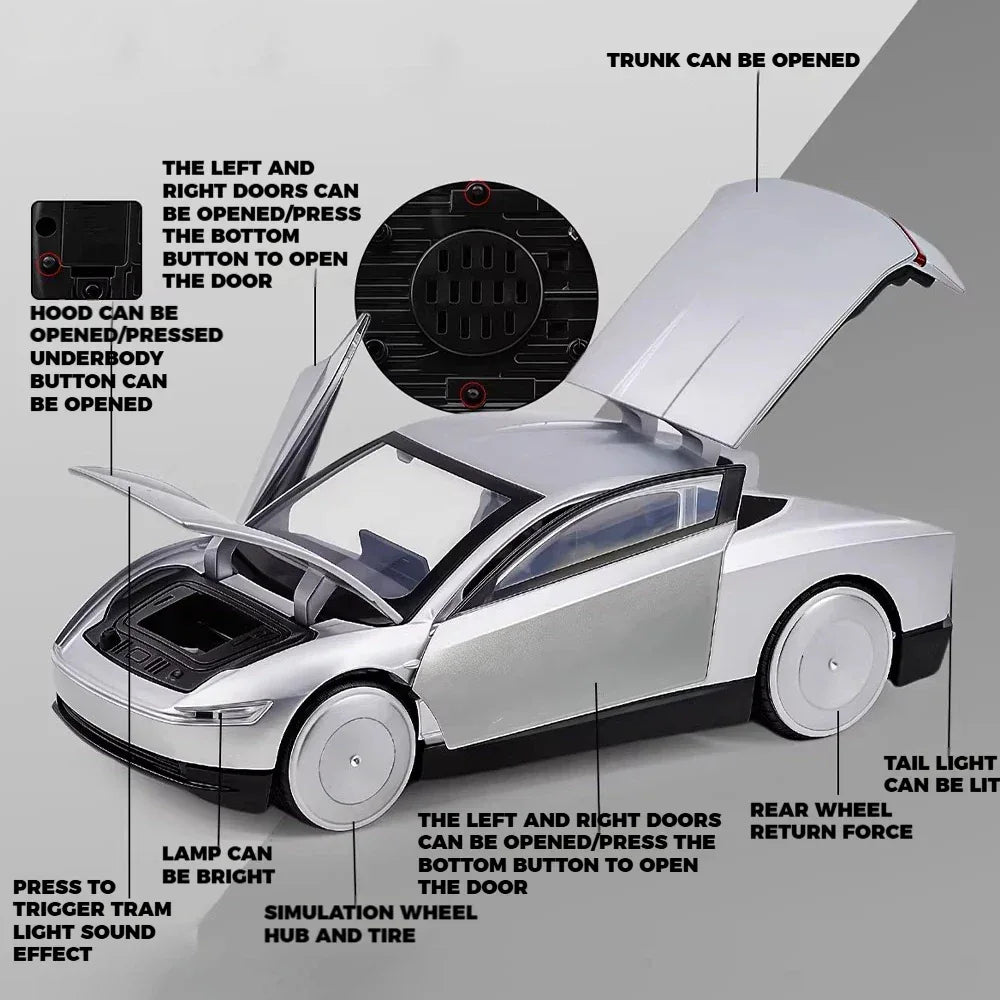 Premium Diecast Model Car Robotaxi Driverless For Boys - ToylandEU