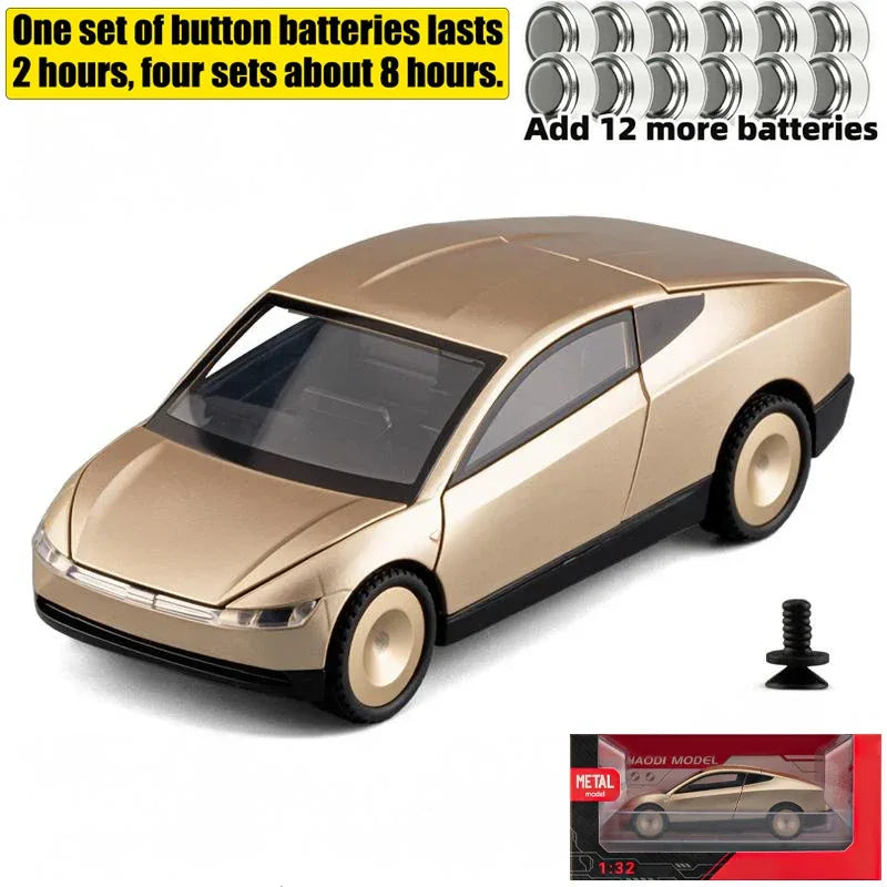 Premium Diecast Model Car Robotaxi Driverless With Sound And Light For Kids - ToylandEU