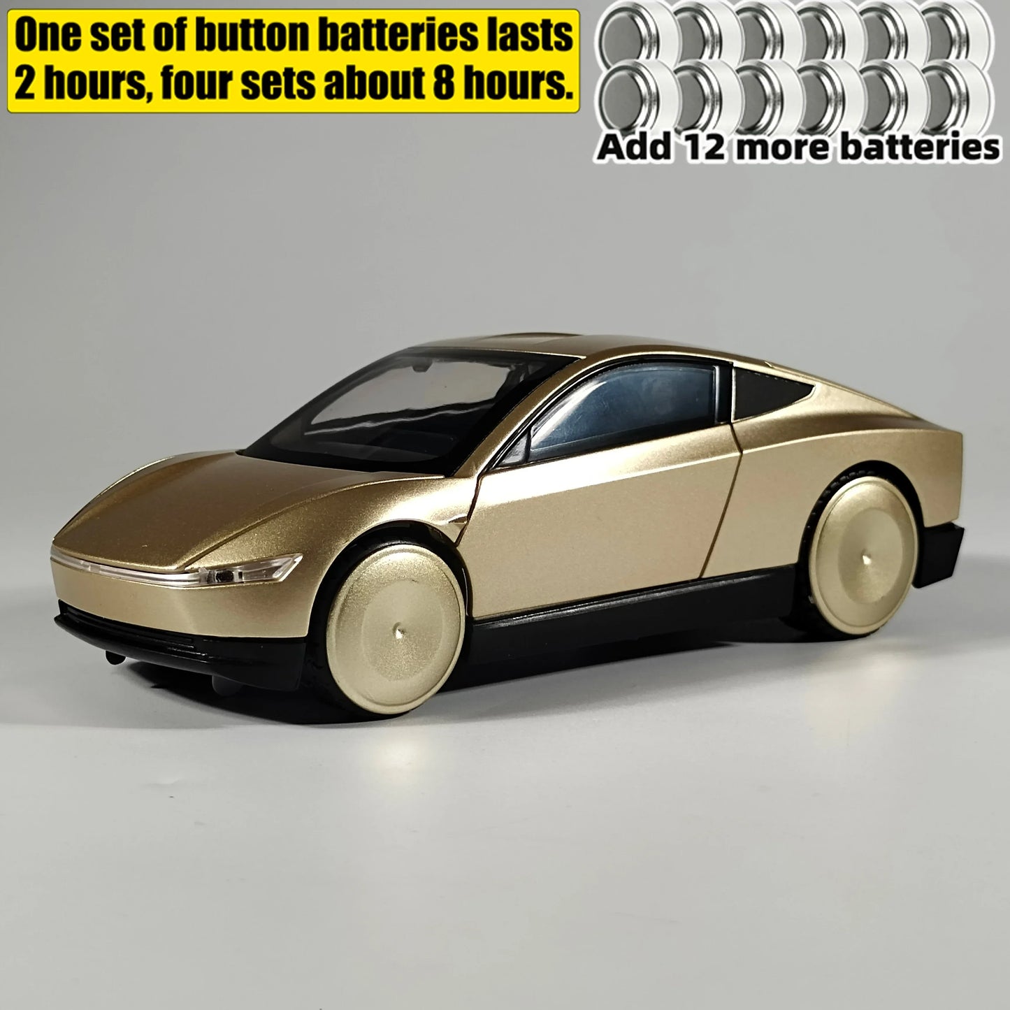 Premium Diecast Model Car Robotaxi Driverless With Sound And Light For Kids - ToylandEU