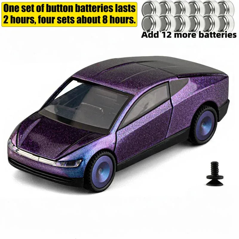 Premium Diecast Model Car Robotaxi Driverless With Sound And Light For Kids - ToylandEU