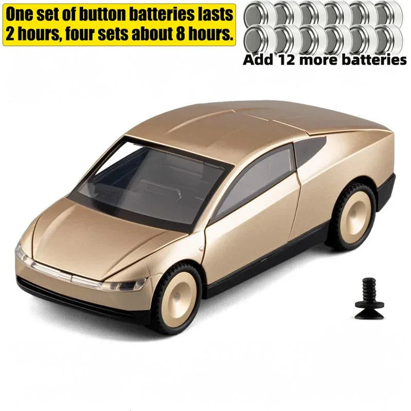 Premium Diecast Model Car Robotaxi Driverless With Sound And Light For Kids - ToylandEU