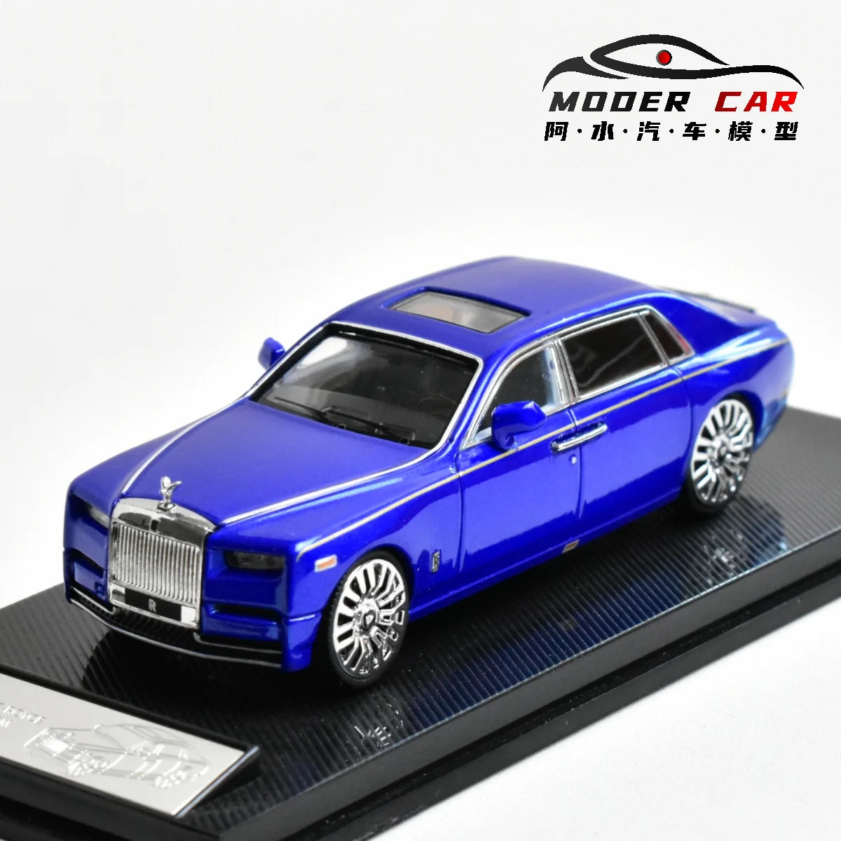 Premium Diecast Model Car Scale One Sixty Four Rolls Royce Phantom For Collectors - ToylandEU