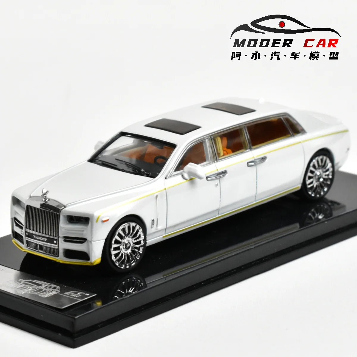 Premium Diecast Model Car Scale One Sixty Four Rolls Royce Phantom For Collectors - ToylandEU