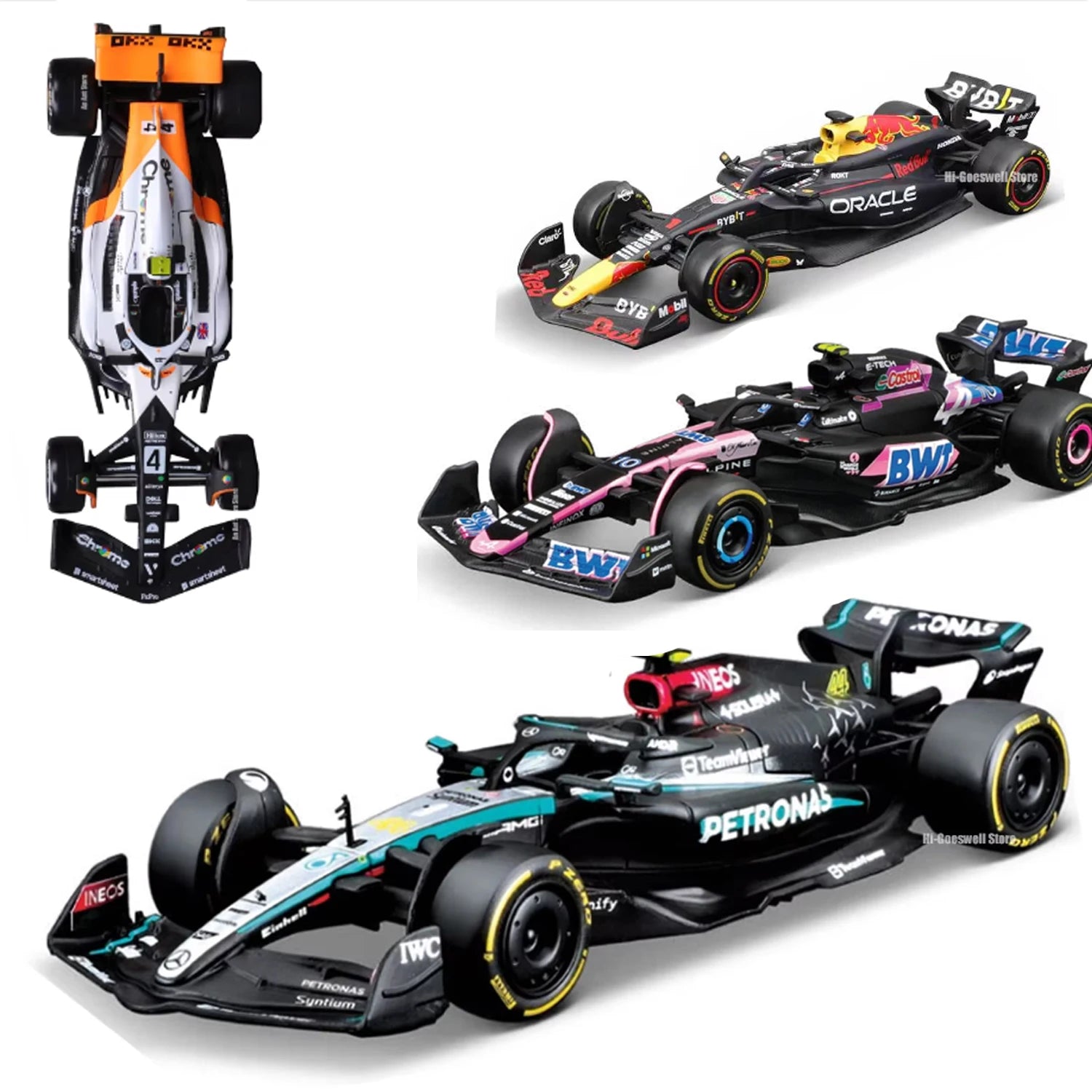 Premium Diecast One To Forty Three F1 Multi Team Replica For Collectors - ToylandEU