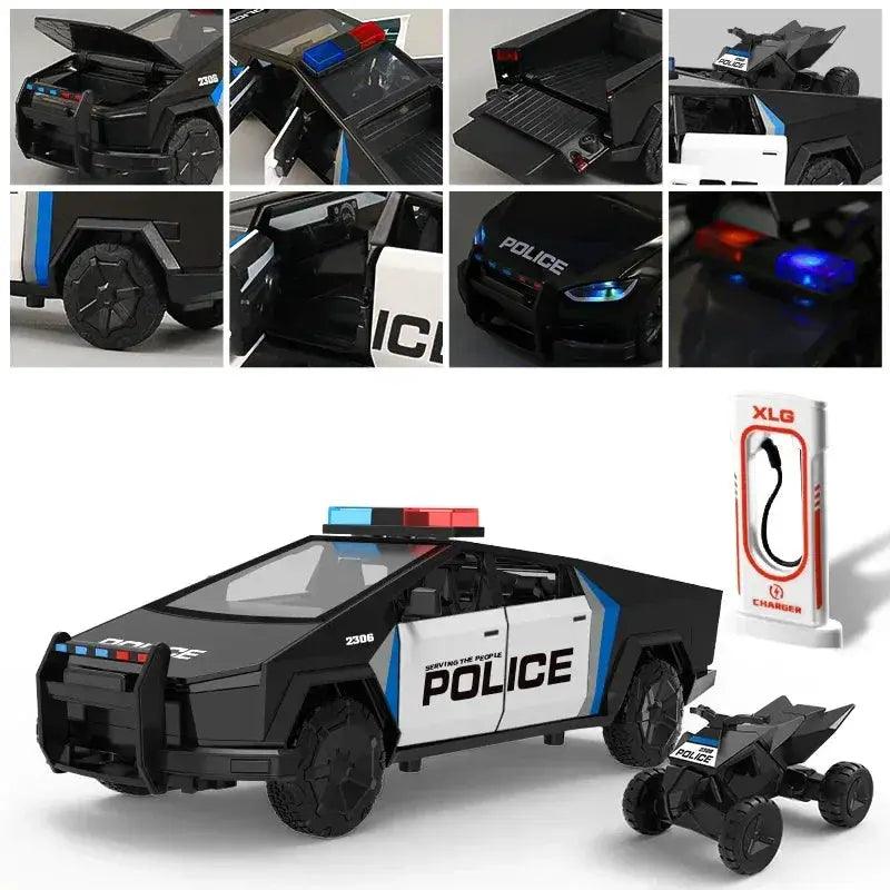  Premium Diecast Police Car 1 24 Model Toyland EU -  ToylandEU™