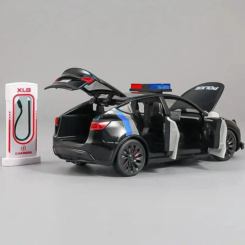  Premium Diecast Police Car 1 24 Model Toyland EU -  ToylandEU™