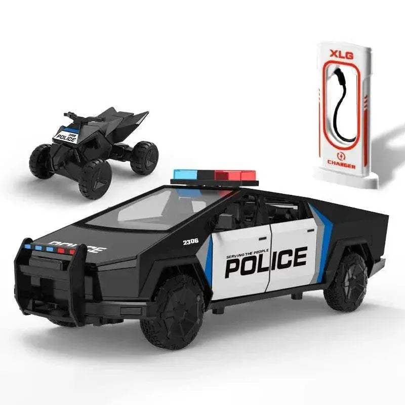  Premium Diecast Police Car 1 24 Model Toyland EU -  ToylandEU™