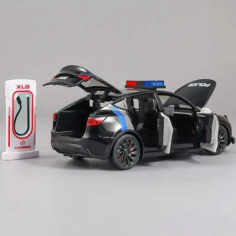  Premium Diecast Police Car 1 24 Model Toyland EU -  ToylandEU™