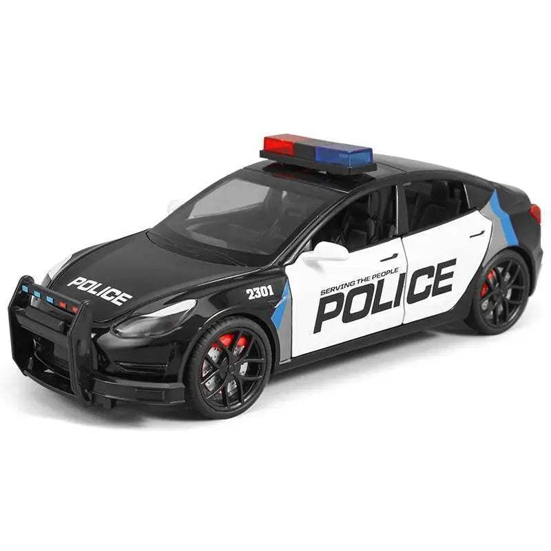  Premium Diecast Police Car 1 24 Model Toyland EU -  ToylandEU™