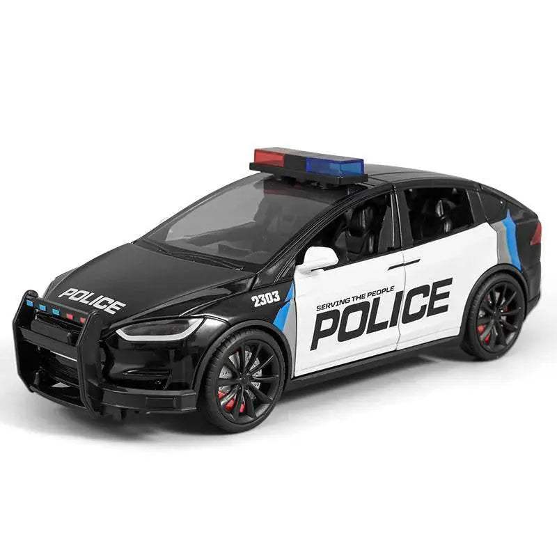  Premium Diecast Police Car 1 24 Model Toyland EU -  ToylandEU™
