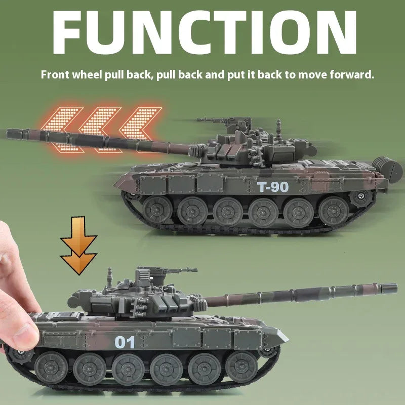 Premium Diecast Tank Model With Realistic Sound And Light For Adult Collectors - ToylandEU
