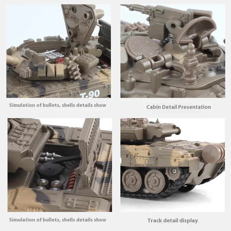 Premium Diecast Tank Model With Realistic Sound And Light For Adult Collectors - ToylandEU