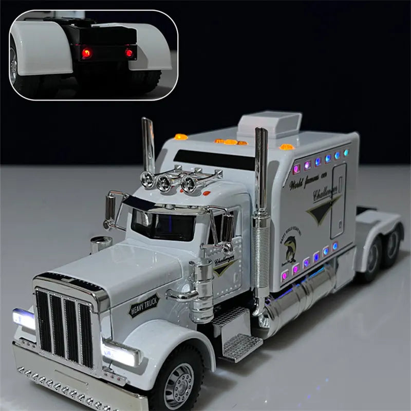 Premium Diecast Truck Model One Twenty Fourth Scale Alloy Gift For Kids - ToylandEU