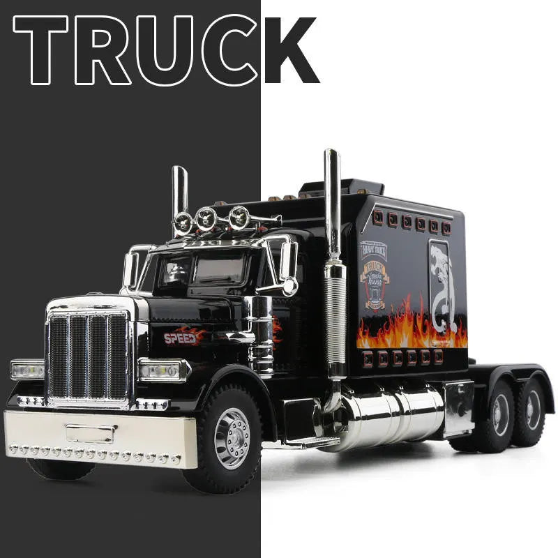 Premium Diecast Truck Model One Twenty Fourth Scale Alloy Gift For Kids - ToylandEU