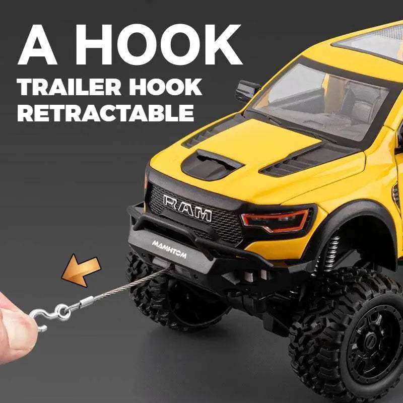 Premium Diecast Truck Sound Light Pull Back For Collectors - ToylandEU