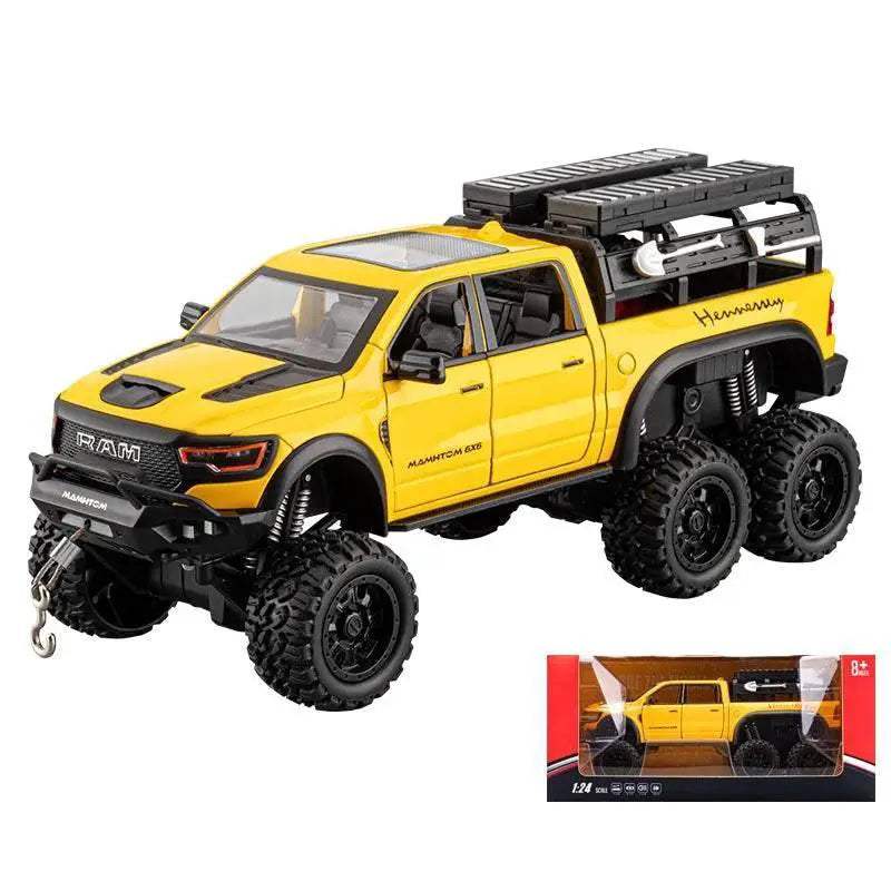 Premium Diecast Truck Sound Light Pull Back For Collectors - ToylandEU