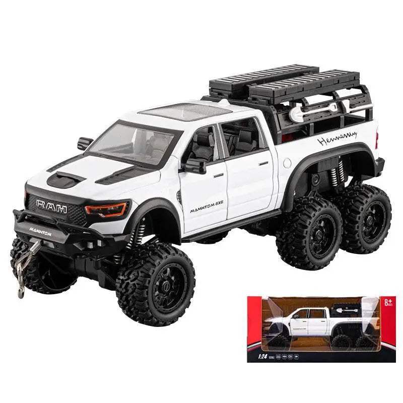 Premium Diecast Truck Sound Light Pull Back For Collectors - ToylandEU