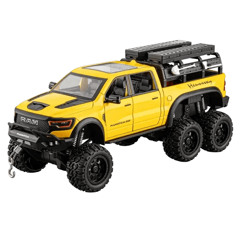 Premium Diecast Truck Sound Light Pull Back For Collectors - ToylandEU