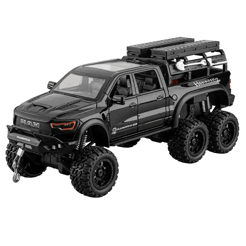 Premium Diecast Truck Sound Light Pull Back For Collectors - ToylandEU