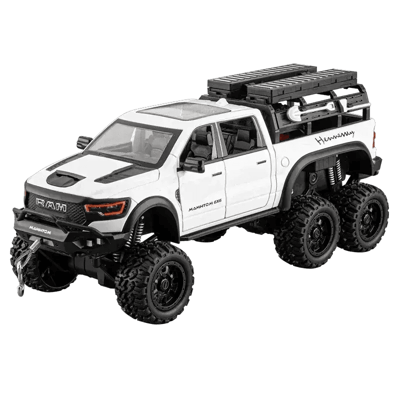 Premium Diecast Truck Sound Light Pull Back For Collectors - ToylandEU