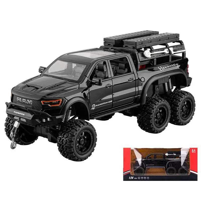 Premium Diecast Truck Sound Light Pull Back For Collectors - ToylandEU
