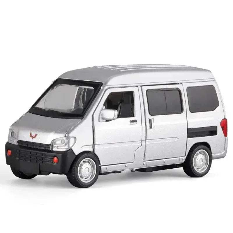 Premium Diecast Vehicle Model 1 To 32 Scale Wuling Rongguang Van With Sound And Light For Collectors - ToylandEU