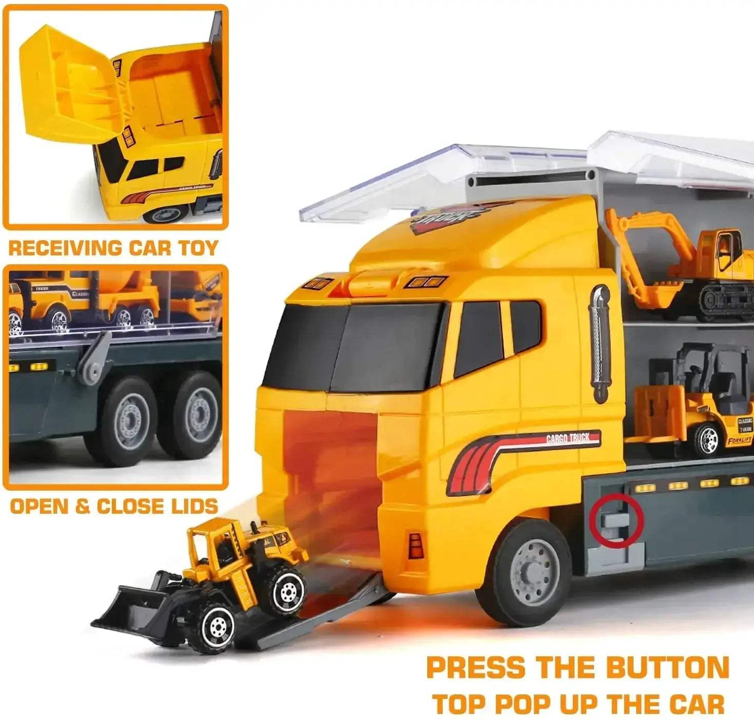  Premium Diecast Vehicles 10in1 Transporter Toyland EU -  ToylandEU™