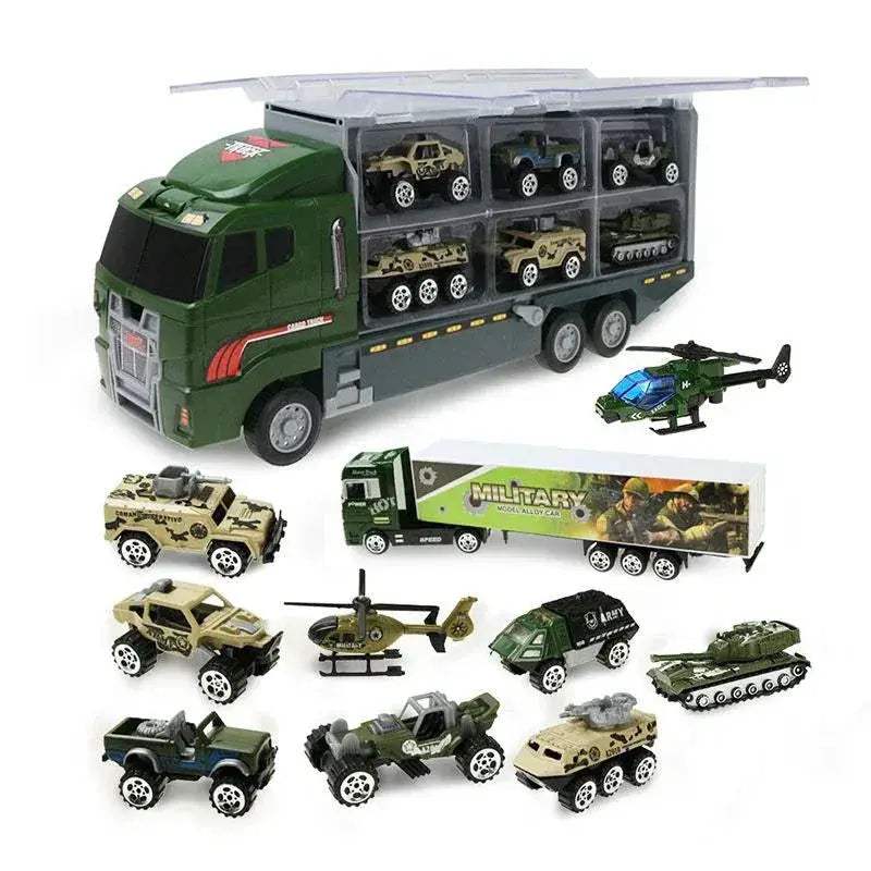 Premium Diecast Vehicles 10in1 Transporter Toyland EU -  ToylandEU™