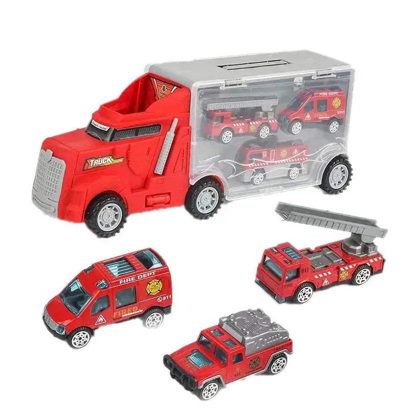  Premium Diecast Vehicles 10in1 Transporter Toyland EU -  ToylandEU™