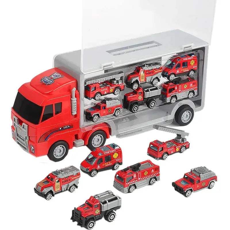  Premium Diecast Vehicles 10in1 Transporter Toyland EU -  ToylandEU™
